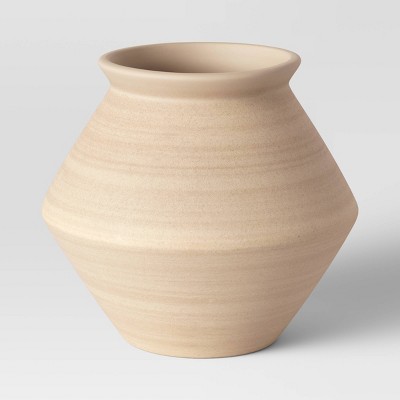 Medium Sandy Modern Vase - Threshold™
