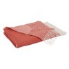 50"x60" Medallion Design Throw Blanket with Fringe Edges Persimmon - Saro Lifestyle: Cozy Fall Couch Accessory - 3 of 3
