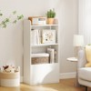 Tangkula Bookcase w/ Drawer 3-Tier Open Shelf Anti-Toppling Kits for Living Room - 2 of 4