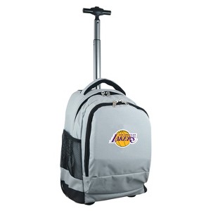 NBA® Mojo Premium Wheeled Backpack - Gray - 1 of 4