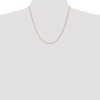 Black Bow Jewelry 1.2mm, 14k Yellow Gold, Solid Parisian Wheat Chain Necklace - 2 of 4