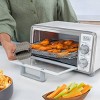 BLACK+DECKER Onyx 4 Slice White Analog Toaster Oven - 4 of 4