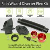 Good Ideas Rain Wizard Diverter Flex Kit for Standard Downspouts with 2 Hole Saw Set, 1 Fill Hose, 1 Flexfit Diverter, 2 Screws, and Winter Hole Cover - 2 of 4