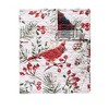 Greenland Home Fashions Cardinal Plaid Throw Red – 50"x60", Brushed Microfiber Shell, Cotton-Blend Fill, Machine Washable - 3 of 4