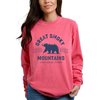Simply Sage Market Vintage Great Smoky Mountains National Park Garment Dyed Long Sleeve