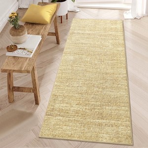 Nasitip Traditional Farmhouse Braided Pattern Area Rug Non-Slip Washable for Living Room，Bedroom，Entryway - 1 of 4