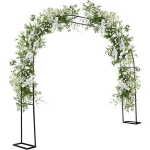 2.2m rose arch, metal arch for garden, trellis, for wedding support, garden decoration frame, metal Garden Arbor, Bridal Party Decoration - 1 of 4