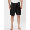 Lars Amadeus Men's Sleepwear Satin Shorts Elastic Waist Lounge Pajama Bottoms - 2 of 4