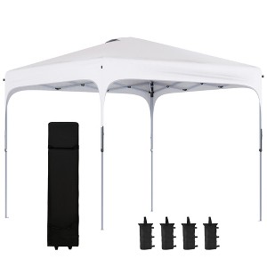 Aghana Digitals 10x10ft Instant Pop Up Canopy Tent with UV50+ Oxford Fabric, Adjustable Height, - 1 of 4