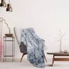 PiccoCasa Luxury Shaggy Faux Fur Fleece Soft Warm Reversible Tie-dye Blankets - 2 of 4