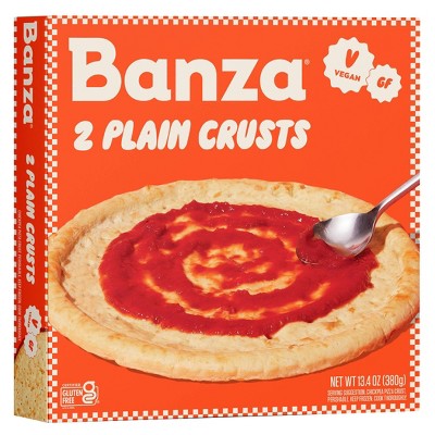Banza Chickpea Gluten Free Vegan Protein Frozen Pizza Crust - 13.4oz/2ct