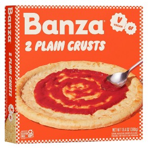 Banza Chickpea Gluten Free Vegan Protein Frozen Pizza Crust - 13.4oz/2ct - 1 of 4