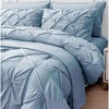 BAGOKIE 7-Piece Pinch Pleat Bed in a Bag Comforter Set for All Season - 3 of 4