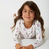 Bellabu Bear Kids Mermaid Bamboo Kids Pajamas - 3 of 4