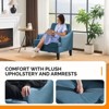 Karl Home 31 inch Linen Sloping Handrail Accent Chair - 4 of 4