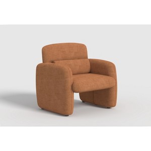 Nasitip Modern Accent Chair, Wood Frame Sofa Chair, Comfortable Reading Armchair for Living Room, Bedroom, Apartment, Corner - 1 of 1