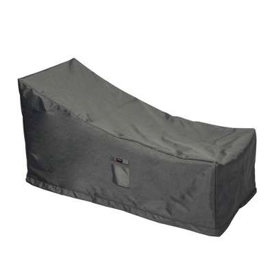 Summerset Shield Titanium 3-Layer Polyester Outdoor Chaise Lounge Cover - Dark Grey
