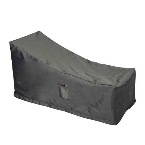 Summerset Shield Titanium 3-Layer Polyester Outdoor Chaise Lounge Cover - Dark Grey - image 1 of 4