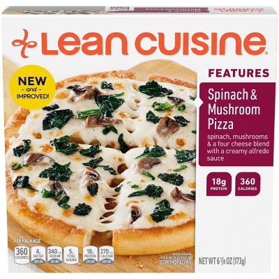 Lean Cuisine Deep Dish Spinach & Mushroom Frozen Pizza - 6.1oz