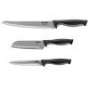 Gibson Soho Lounge 16 Piece Stainless Steel Cutlery Knife Set in Black With Acrylic Stand - 4 of 4