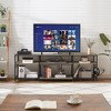VECELO TV Stand with Power Outlets, Industrial Entertainment Center with 3-Tier Open Storage Shelves, 63 Inch - 4 of 4