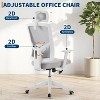 Ergonomic Office Chair - Adjustable Mesh Desk Chair with Lumbar Support, Swivel Executive Chair on Rolling Wheels for Office, Workplace, Conference - 4 of 4