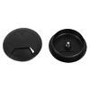 Unique Bargains PC Desk Black Plastic 60mm Diameter Grommet Cable Hole Cover 3 Pcs - 4 of 4