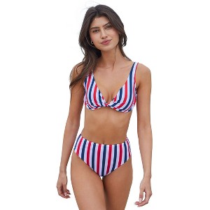 VENUS Womens Antigua Twist Underwire Top - 1 of 4