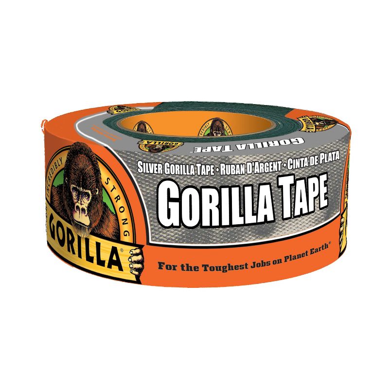 Gorilla 10 yard Duct Tape Silver, 1 of 5