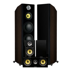 Fluance Signature HiFi Surround Sound Home Theater 5.0 Speaker System - Floorstanding Towers, Center and Rear Speakers - 1 of 4