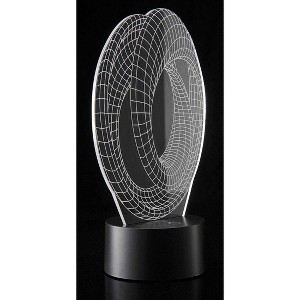 Link 3D Corkscrew Lighting Laser Cut Precision Multi Colored LED Night Light Lamp - Great For Bedrooms, Dorms, Dens, Offices and More! - 1 of 4