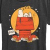 Women's - Peanuts - Snoopy Halloween Dog House Short Sleeve Graphic T-Shirt - 2 of 4