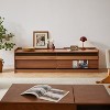 Mirod Modern TV Stand with Ample Storage,4 Drawer Design with Tempered Glass ,Built-in Charging Ports and Ambient LED Lighting - 4 of 4