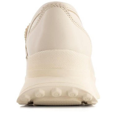 Женские туфли Andrea Chunky Sole Penny Loafers 69070 Ivory — фото 5
