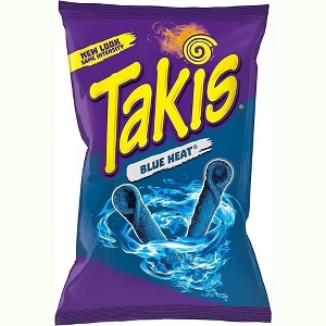 Takis Rolls Spicy Blue Heat Tortilla Chips - 1oz Bag  (Pack of 10) - 1 of 1