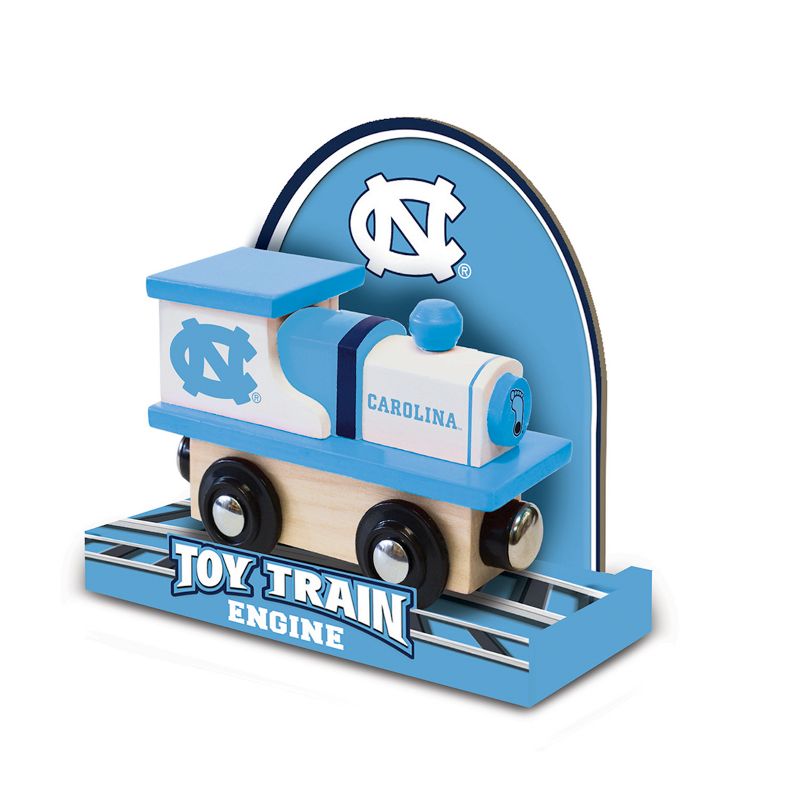 MasterPieces Officially Licensed NCAA UNC Tar Heels Wooden Toy Train Engine For Kids, 4 of 6