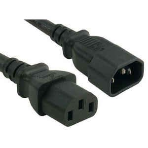 SANOXY 3ft 16 AWG Computer Power Extension Cord (IEC320 C13 to IEC320 C14) - 1 of 3