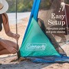 Coleman 80"x8' Skyshade 6 Person Screen Dome Canopy Beach Shelter Tent- Blue - 4 of 4