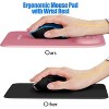 Pink Ergonomic Mouse Pad with Wrist Rest Support - 2 of 4