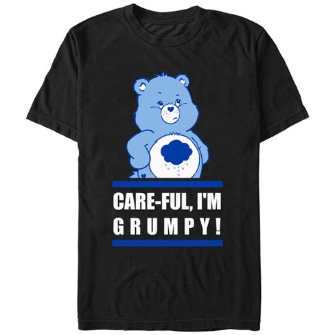 Men s Care Bears Care ful I m Grumpy T shirt Black X Large Target