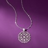 Ross-Simons Italian Sterling Silver Filigree Pendant Necklace Size - 3 of 4