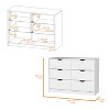 Grungis Wooden 4-Drawer Dresser with Storage,Modern Minimalist Sideboard Cabinet for Bedroom,Living Room - 3 of 4