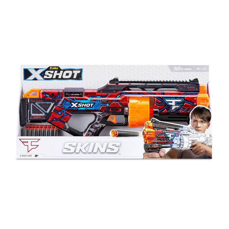 X-Shot SKINS Last Stand Dart Blaster - FaZe Clan by ZURU, 3 of 8