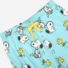 Men's Peanuts Pajama Pants - Blue - 2 of 3