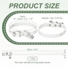 Unique Bargains Dog Collar with Bell Adjustable Buckle PU Leather Dog Collars - 2 of 4