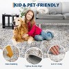 homfan Washable Rugs Vintage Living Room Rug, Soft Oriental Traditional Distressed Farmhouse Rugs for Bedroom Indoor Non-Slip Accent Carpet - 4 of 4