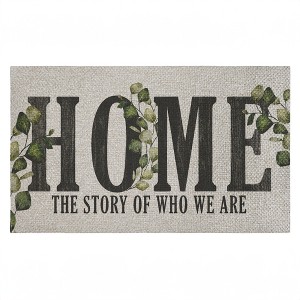 Stupell Industries Story Of Who We Are Printed Outdoor Imitation Sisal Door Mat, design by Kim Allen - 1 of 4