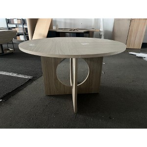 Coucheta shaved round legged pure board dining table - 1 of 1