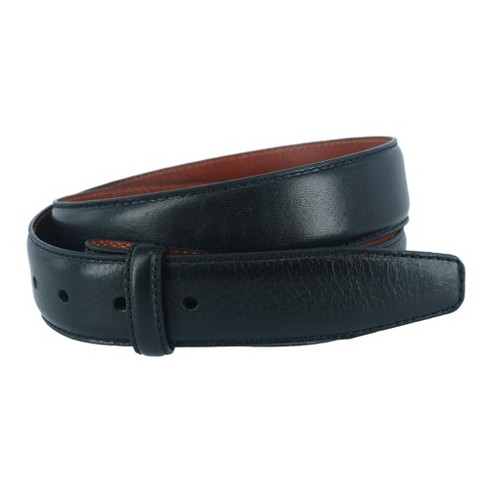 Trafalgar Pebble Grain Leather No Buckle Harness Belt Strap - image 1 of 3