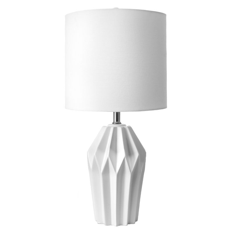 nuLOOM Bryan Ceramic 24" Table Lamp Lighting - White 24" H x 11" W x 11" D, 1 of 8
